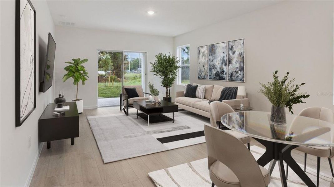Furnished interior view inside a new home in , Sanford (Image 6).
