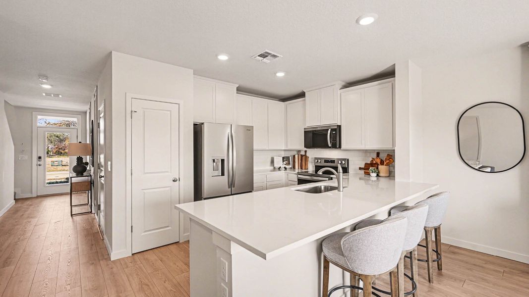 Representative furnished interior of a home built from the San Marco Exterior by D.R. Horton in Venetian Grove, Vero Beach (Image 6).