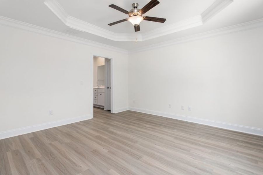Representative unfurnished interior of a home built from the Devon by Keystone Homes NC in Trellises, High Point (Image 47).