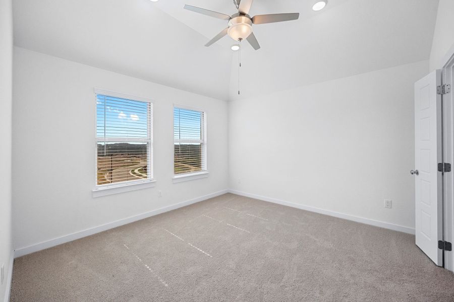 Primary Suite in the Cypress home plan by Trophy Signature Homes - REPRESENTATIVE PHOTO