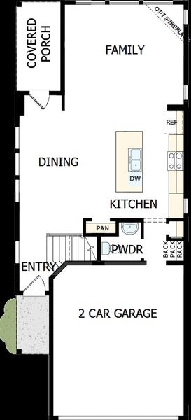 2D floor plan layout of this home in Double Creek Crossing – City Home Series, Round Rock, TX (Image 4). 2D floor plan layout of this home in Double Creek Crossing – City Home Series, Round Rock, TX (Image 4).