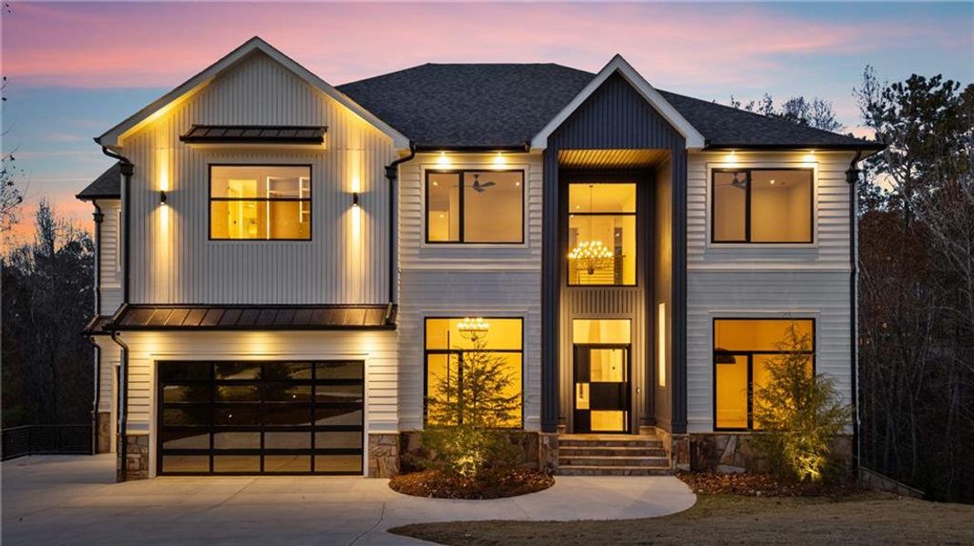 Front exterior of a new home in , Milton, GA, highlighting curb appeal (Image 38).