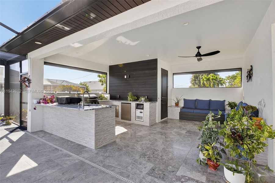 Exterior details and patio area of a home in , Cape Coral (Image 2). Exterior details and patio area of a home in , Cape Coral (Image 2).