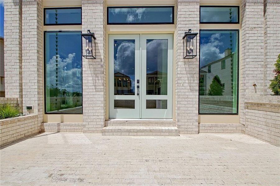 Front exterior of a new home in Trilith, Fayetteville, GA, highlighting curb appeal (Image 20).