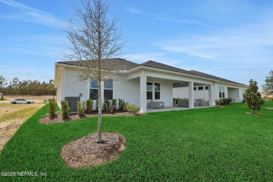 Exterior details and patio area of a home in , Flagler Beach (Image 29).