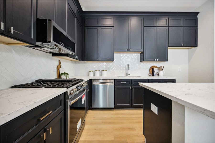 Furnished interior view inside a new home in , Houston (Image 11).