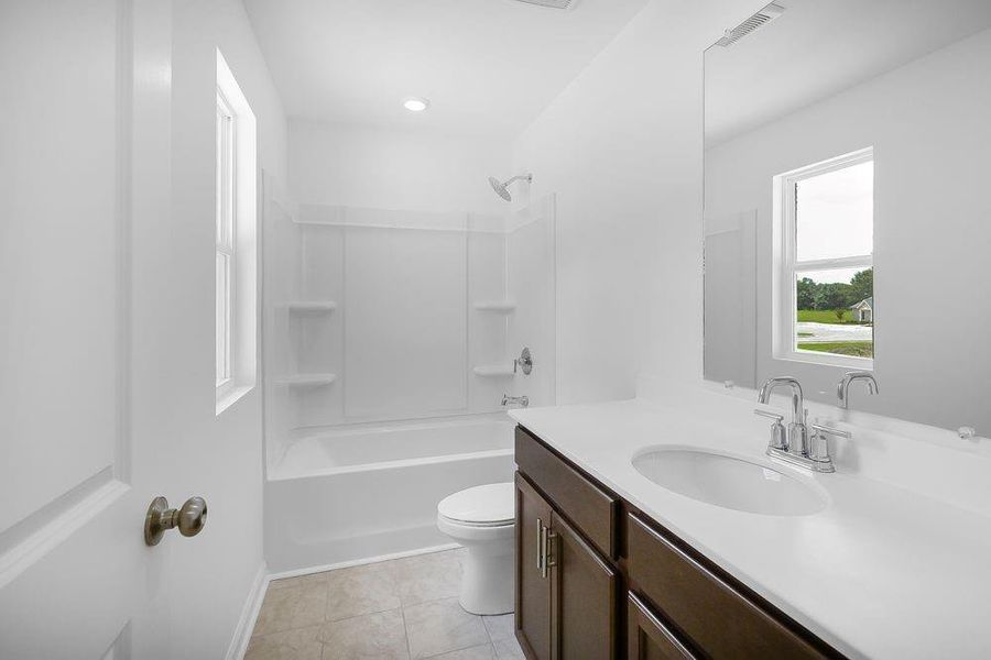 Furnished interior view inside a new home in Windance Lake, Loganville (Image 8). Furnished interior view inside a new home in Windance Lake, Loganville (Image 8).