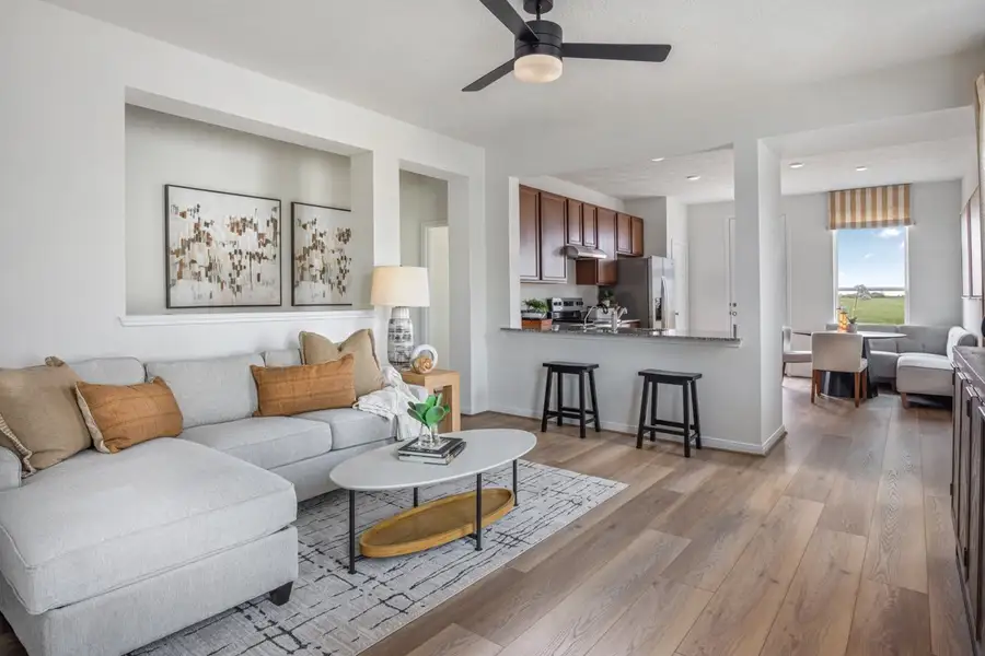 Representative furnished interior of a home built from the 1243 by KB Home in Eden Trails, Hockley (Image 3).