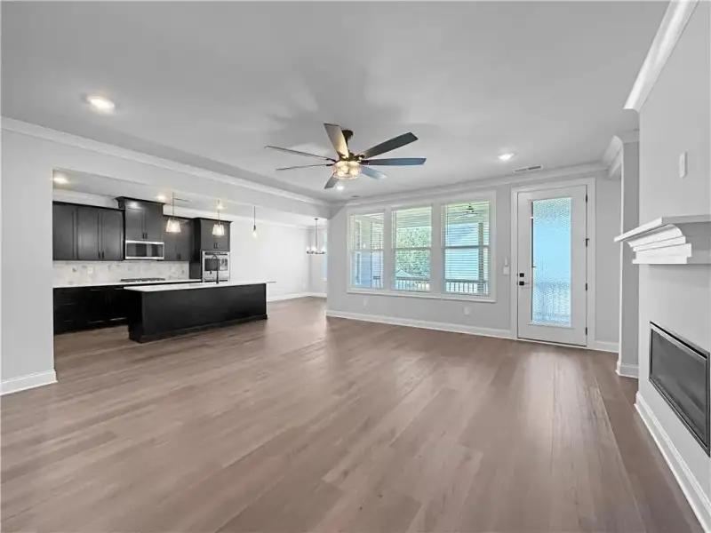 Spacious, unfurnished interior of a new home in Vines at Mill Creek - Legacy Series, Braselton (Image 20). Spacious, unfurnished interior of a new home in Vines at Mill Creek - Legacy Series, Braselton (Image 20).