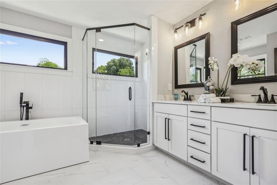 Furnished interior view inside a new home in , Atlanta (Image 4). Furnished interior view inside a new home in , Atlanta (Image 4).