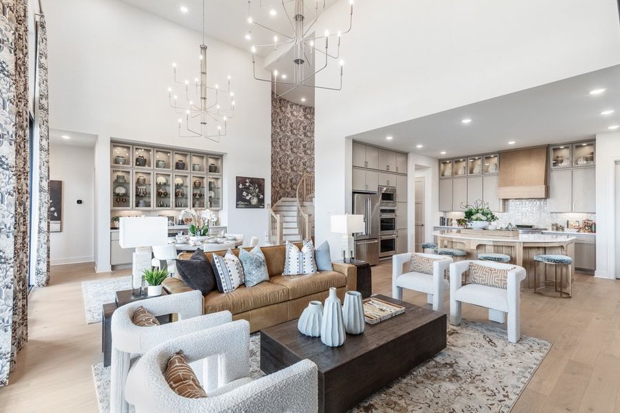 Representative Family Room - some options shown