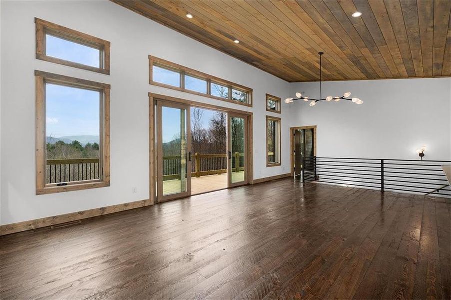 Spacious, unfurnished interior of a new home in , Ellijay (Image 25).