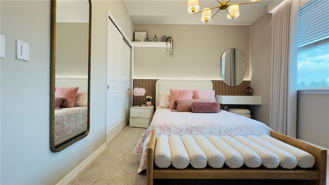 Furnished interior view inside a new home in Harvest at Ovation, Winter Garden (Image 51).