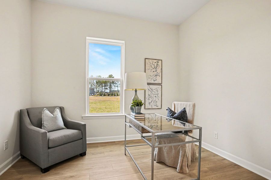 Representative furnished interior of a home built from the Sedona - Waterway by Ashton Woods in Blue Heron Retreat, Little River (Image 12).