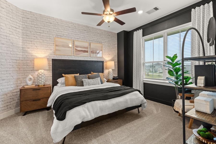 Furnished interior view inside a new home in Balmoral, Atascocita (Image 18).