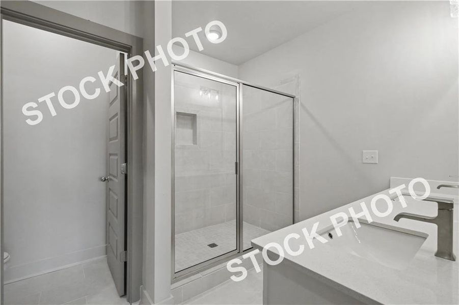 Furnished interior view inside a new home in , Norcross (Image 11).