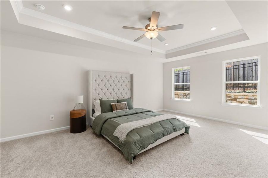 Furnished interior view inside a new home in The Village at Shallowford, Kennesaw (Image 9).