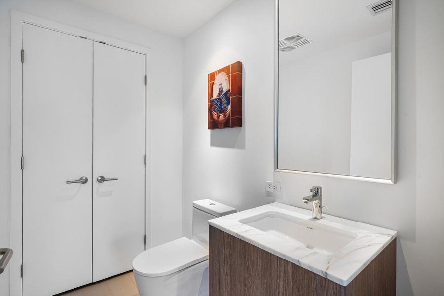 Furnished interior view inside a new home in , Miami Beach (Image 24).