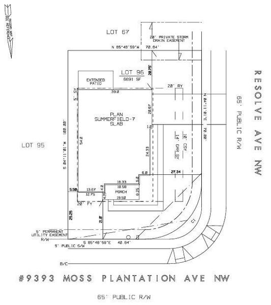 Preliminary Plot Plan Preliminary Plot Plan