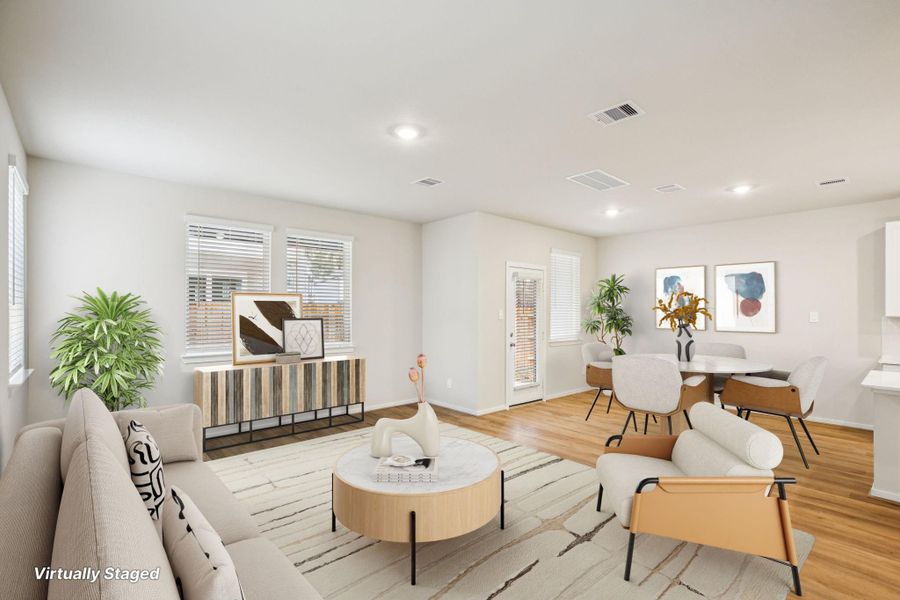 Furnished interior view inside a new home in Pinewood Trails - City Series, Atascocita (Image 8).