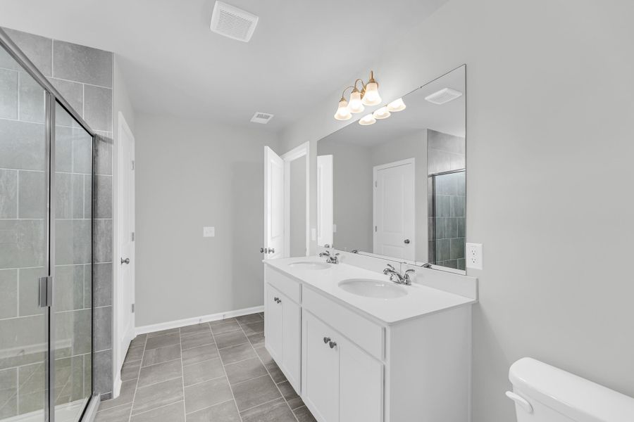 Furnished interior view inside a new home in Central Creek, Goose Creek (Image 10).