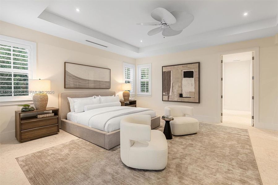 Furnished interior view inside a new home in , Islamorada, Village of Islands (Image 50).