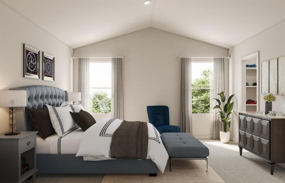 This is a builder's rendering, not an actual photo. Actual photos will come once the construction begins.