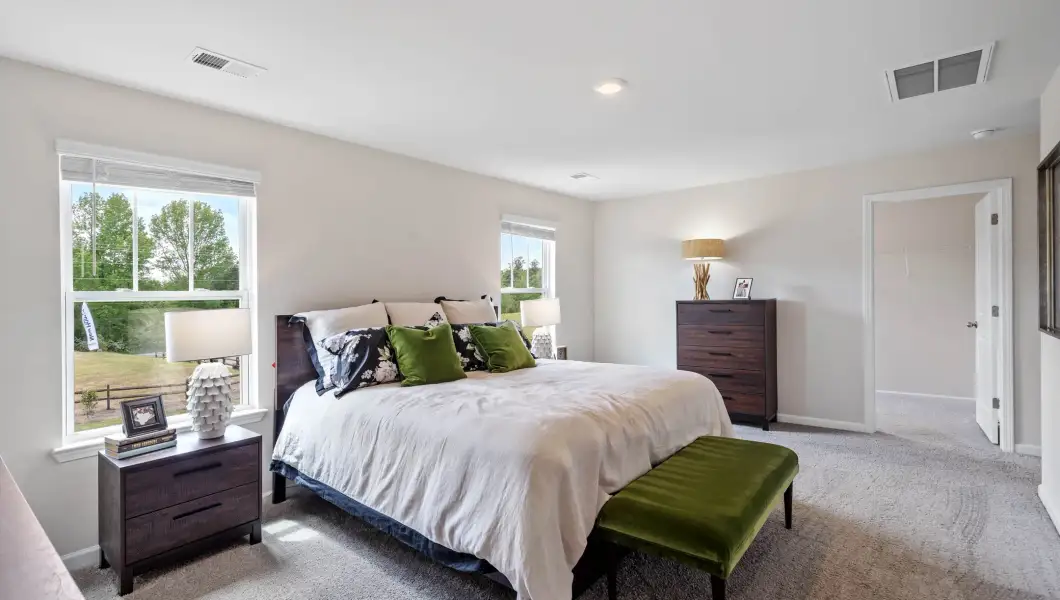 Furnished interior view inside a new home in Rocky River Ridge, Anderson (Image 29).