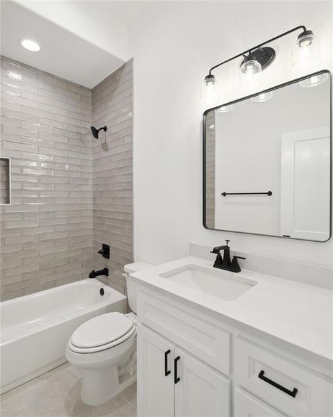 Secondary bathroom