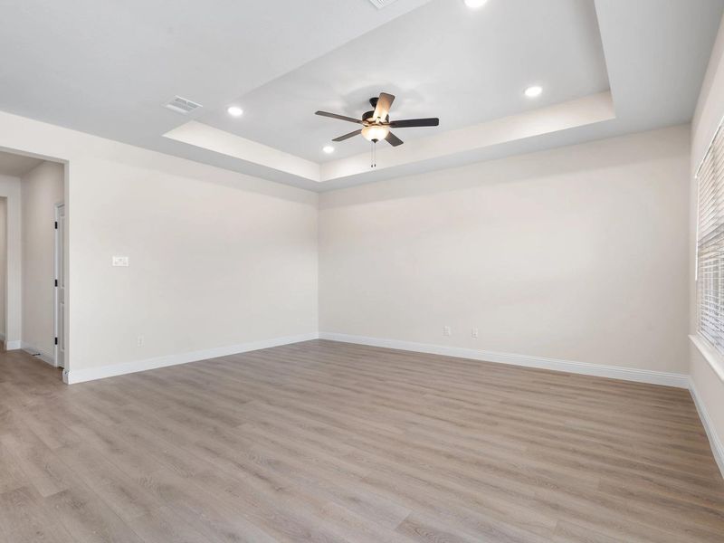 Representative unfurnished interior of a home built from the The Holly F by Davidson Homes LLC in Morgan Meadows, San Antonio (Image 21). Representative unfurnished interior of a home built from the The Holly F by Davidson Homes LLC in Morgan Meadows, San Antonio (Image 21).