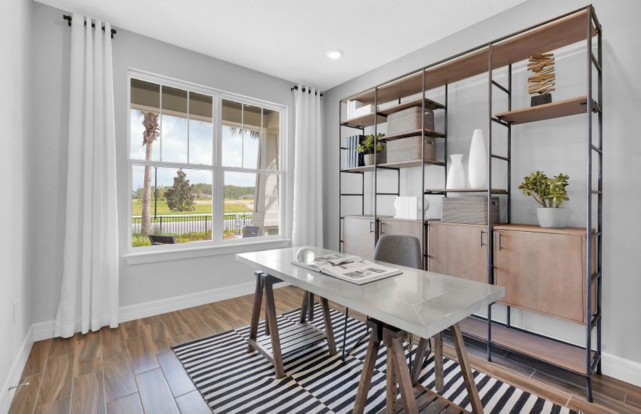 Furnished interior view inside a new home in Crescent Cove, Myrtle Beach (Image 10). Furnished interior view inside a new home in Crescent Cove, Myrtle Beach (Image 10).
