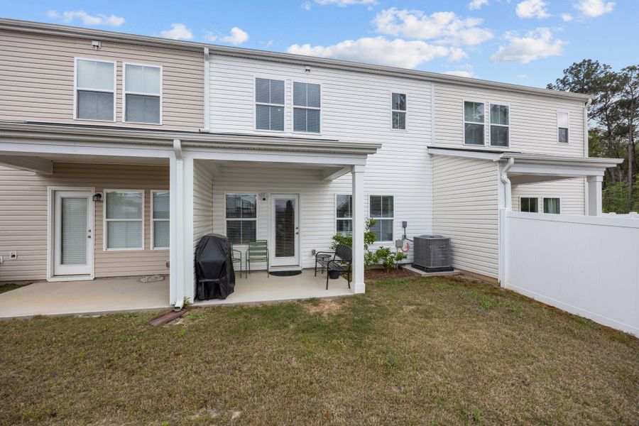 Exterior details and patio area of a home in , North Charleston (Image 26).