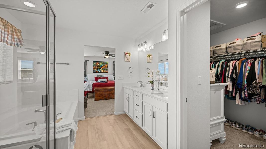 Furnished interior view inside a new home in Banning Lewis Ranch, Colorado Springs (Image 15).