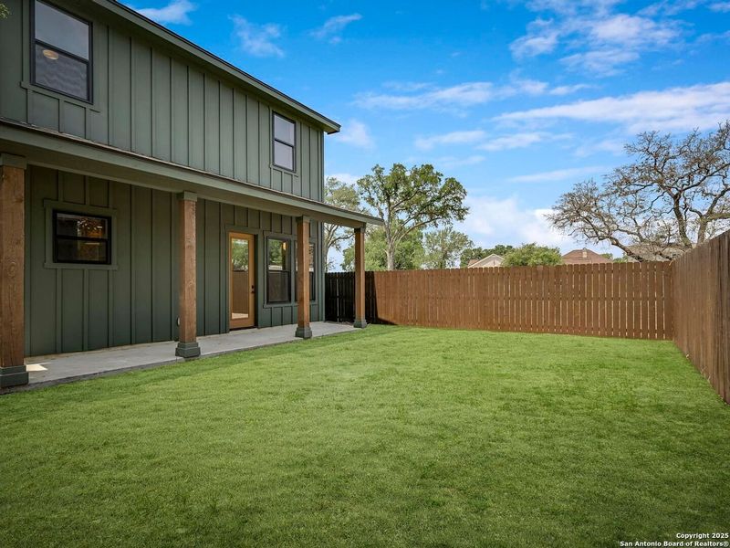 Exterior details and patio area of a home in , San Antonio (Image 3). Exterior details and patio area of a home in , San Antonio (Image 3).