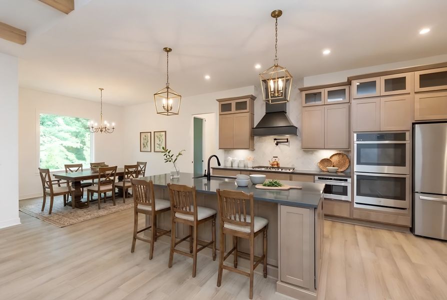 Furnished interior view inside a new home in Hidden Fields, Hoschton (Image 35).