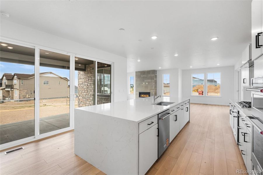 Furnished interior view inside a new home in Sterling Ranch, Littleton (Image 14).