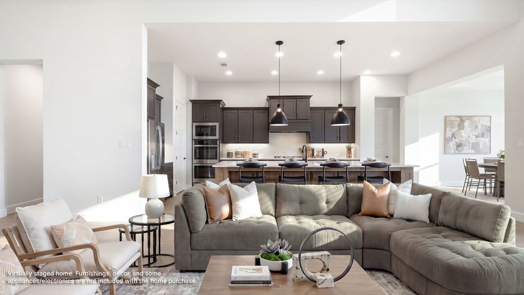 Furnished interior view inside a new home in Terraces, Rockwall (Image 5).