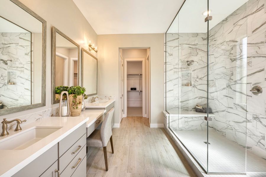 Representative furnished interior of a home built from the Tucker Plan 5411 by Tri Pointe Homes in Whispering Hills, Laveen (Image 7).