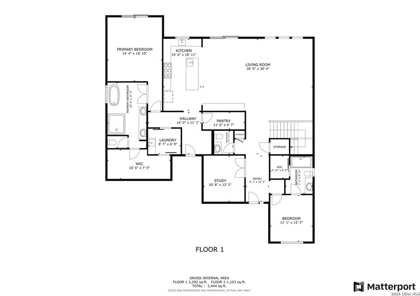 2D floor plan layout of this home in , Leander, TX (Image 6).
