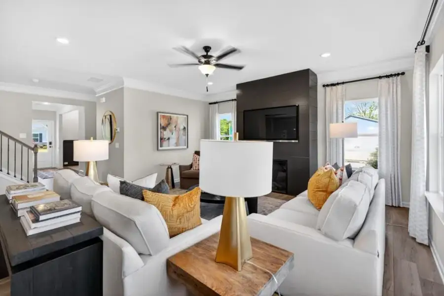 Furnished interior view inside a new home in Allen Manor, Hoschton (Image 20).