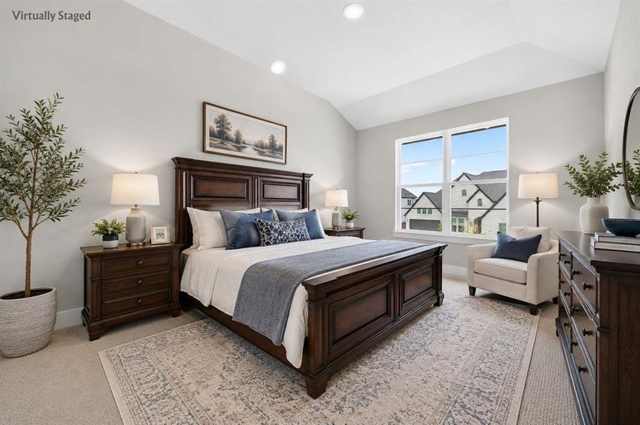 Furnished interior view inside a new home in Light Farms Graham/Reagan, Celina (Image 18).