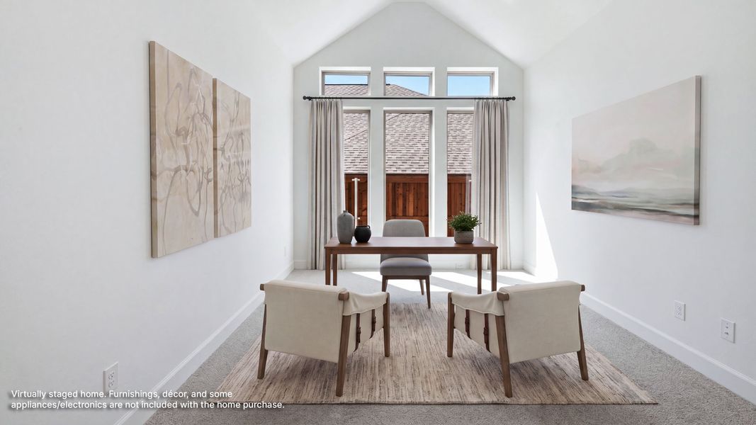 Furnished interior view inside a new home in Terraces, Rockwall (Image 10).
