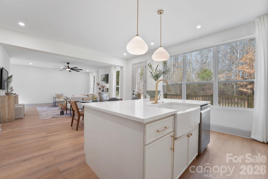 Furnished interior view inside a new home in , Mint Hill (Image 7).