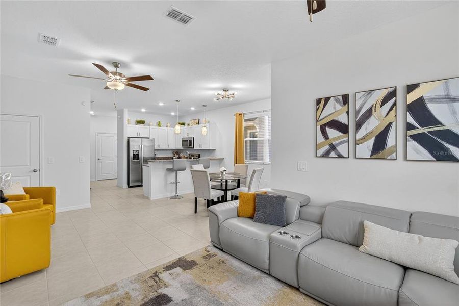 Furnished interior view inside a new home in , San Antonio (Image 39).