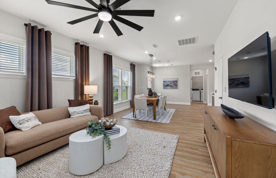 Furnished interior view inside a new home in Carolina Overlook, Clayton (Image 9).