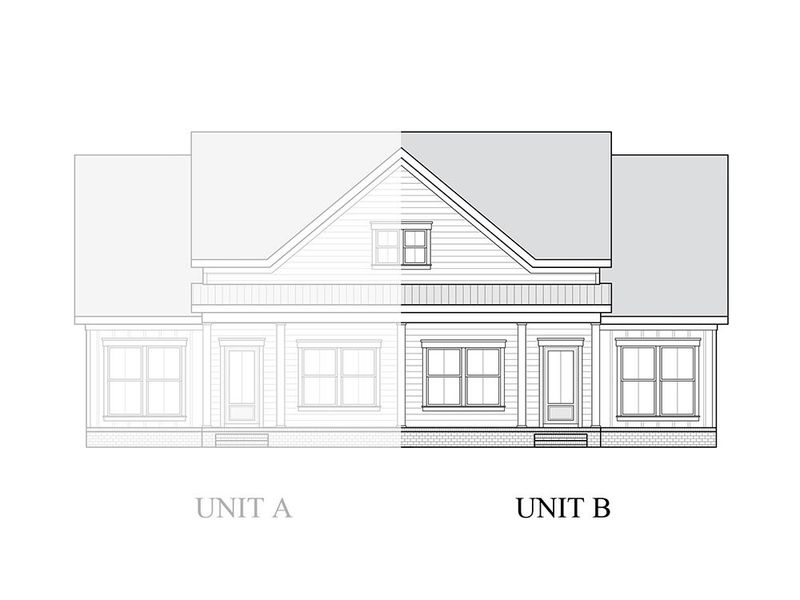 Jasper Elevation A, Unit B Townhome