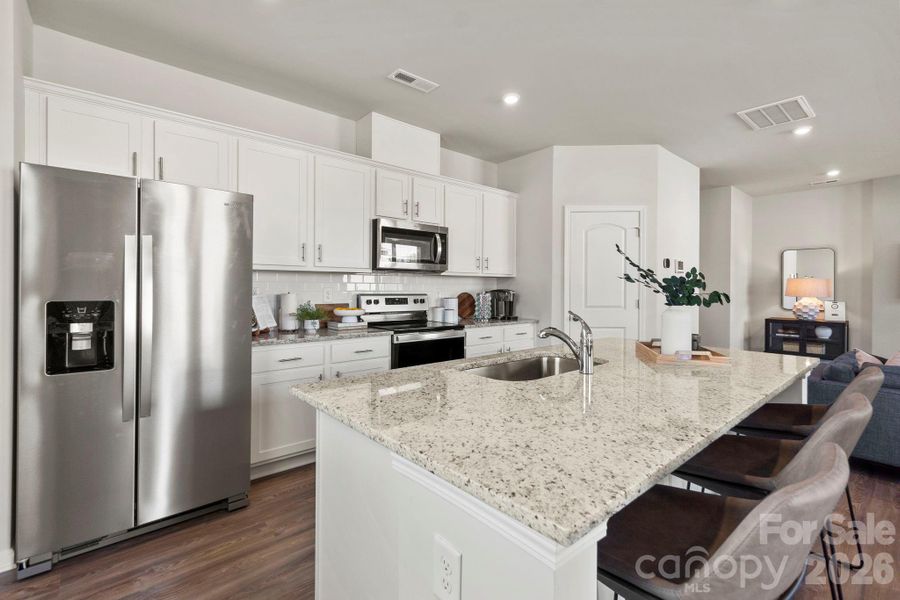 Furnished interior view inside a new home in The Meadows at Asbury Ridge, York (Image 11).