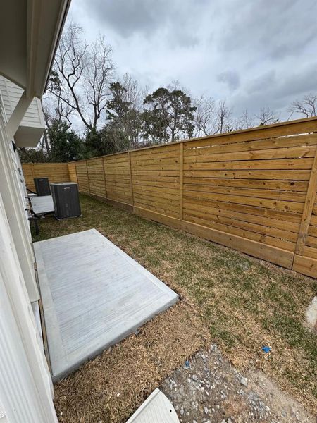 Exterior details and patio area of a home in , Houston (Image 27).