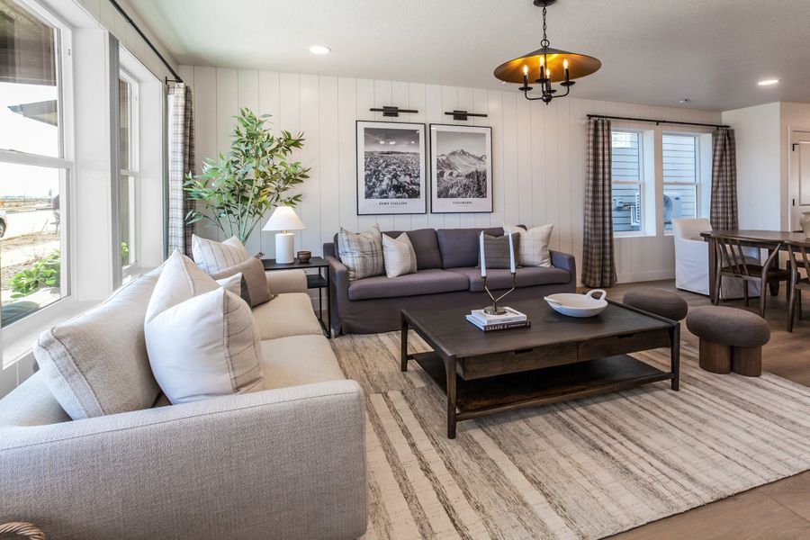 Representative furnished interior of a home built from the Marigold by Hartford Homes in Bloom, Fort Collins (Image 12).