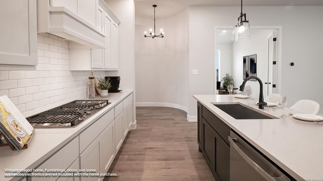 Furnished interior view inside a new home in Solms Landing, New Braunfels (Image 12).